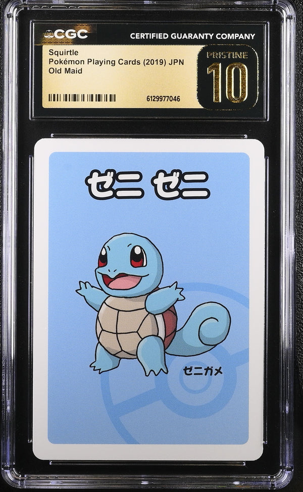 2019 Pokemon Playing Cards Old Maid Squirtle CGC Pristine 10