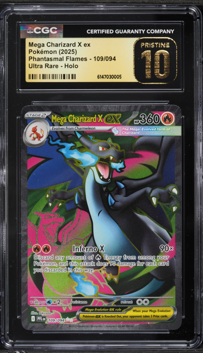 Mega Charizard X CGC 10