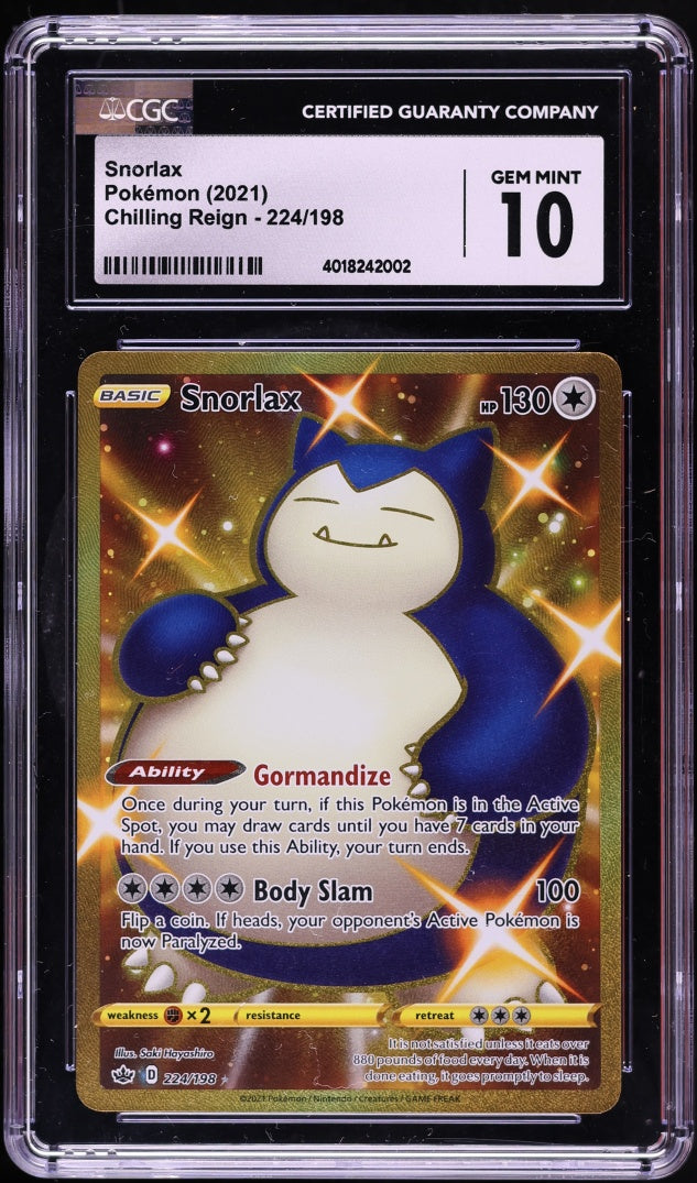 Snorlax Gold CGC 10